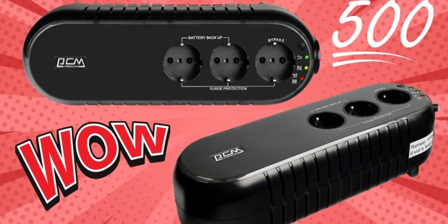Обзор ИБП POWERCOM WOW-500U Обзор ИБП POWERCOM WOW-500U