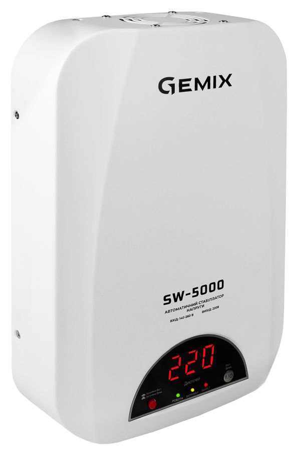 Стабілізатор напруги Gemix SW-5000 Стабілізатор напруги Gemix SW-5000